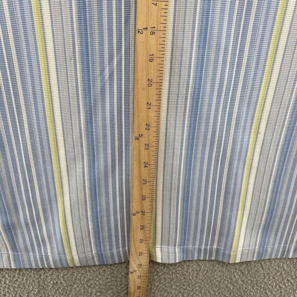 Tommy Bahama XL Blue Stripped 100% Silk Hawaiian Short Sleeve Button Down Men's - Picture 9 of 10